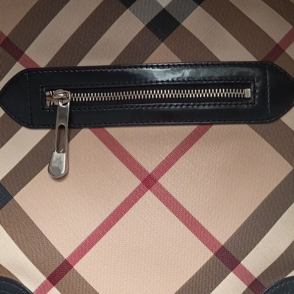 🤎BURBERRY Supernova Check Small Dryden Crossbody Bag Black - Picture 10 of 12